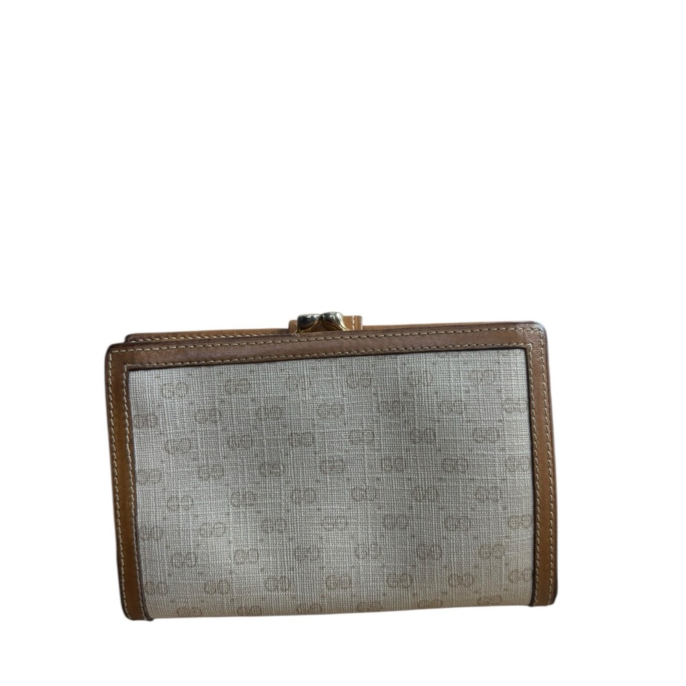 Gucci Vintage GG Monogram Snap Kiss Lock Wallet - Picture 12 of 15
